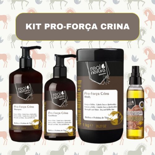 Kit Real Natura - Pro Força Crina - Image 1